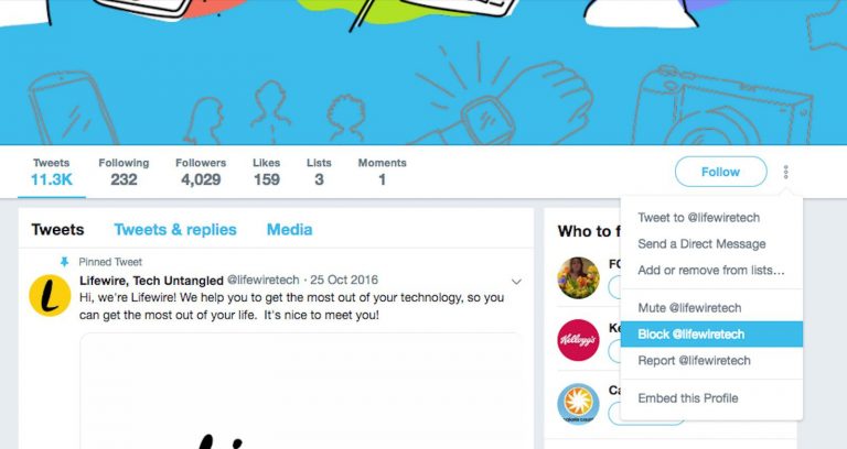 How To Block Twitter Users Never See Them Again FreewaySocial