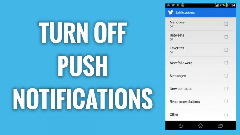 How To Turn Off Push Notifications On Twitter App FreewaySocial