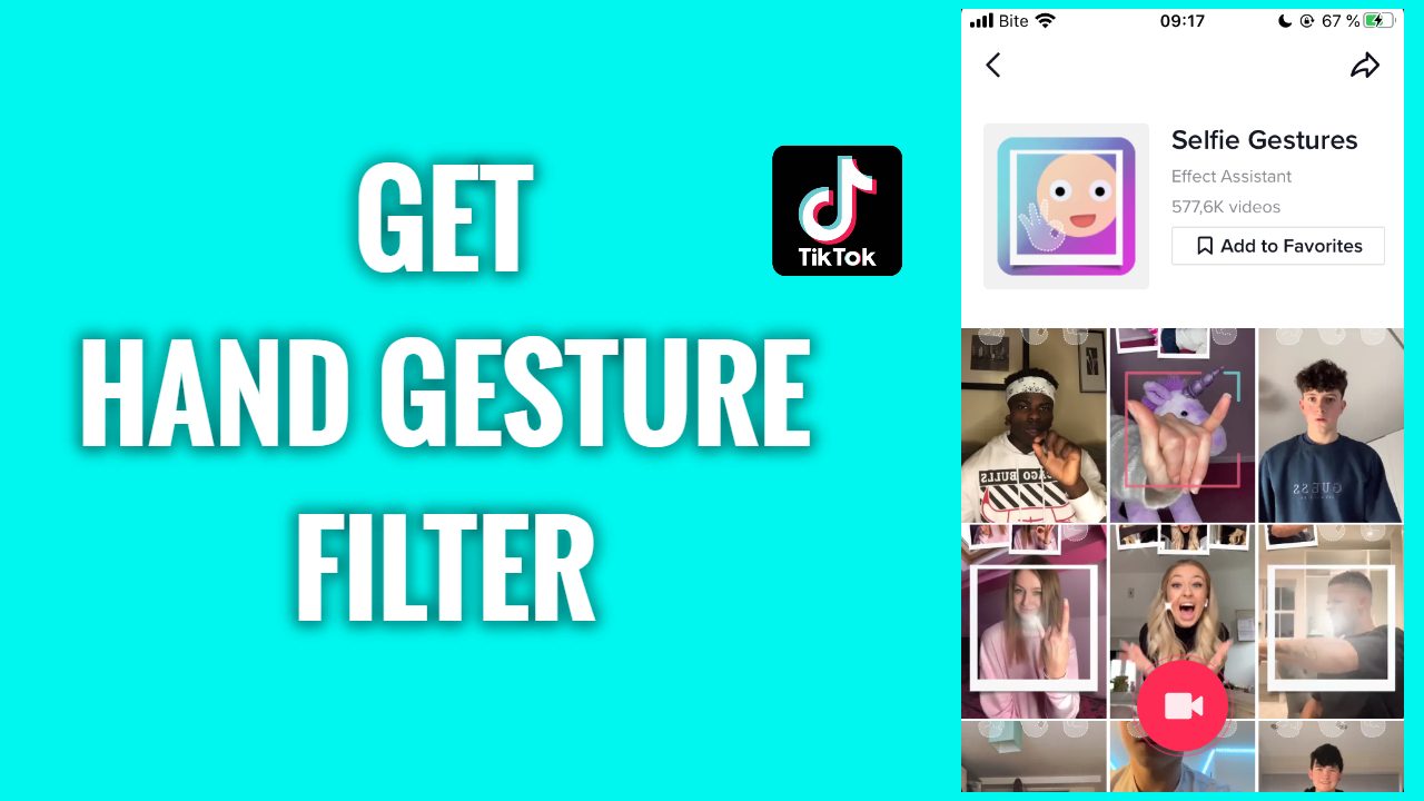 How To Get TikTok Hand Gesture Filter FreewaySocial