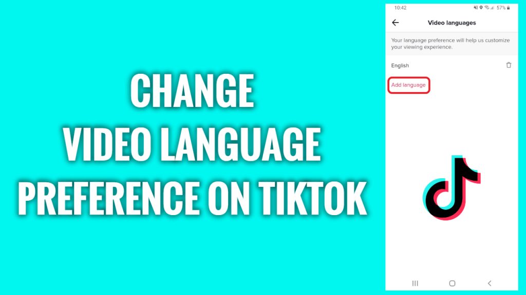 How To Change Video Language Preference On TikTok FreewaySocial